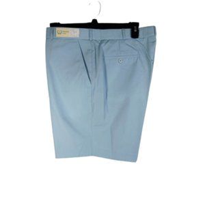 Palmland Club Men's Golf Shorts Size 42 Sky Blue Flat Front Shorts NWT